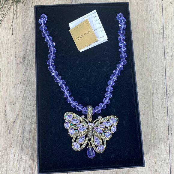 Heidi Daus Jewelry - Heidi Daus Monarch Sparkling Large Pendant Necklace NIB